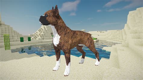 Minecraft Boxer Dog Build Schematic 3d Model By Inostupid 621ed62