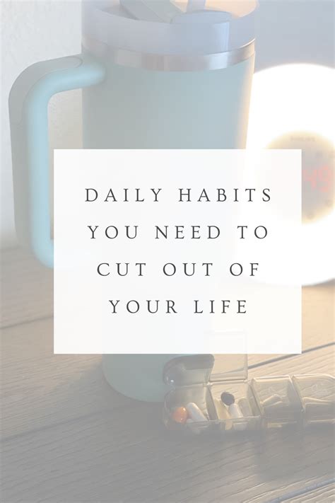 Daily Habits You Need To Cut Out Of Your Life Caffeineberry