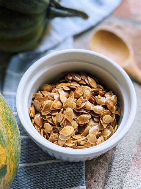 Roasted Acorn Squash Seeds Recipe The Herbeevore