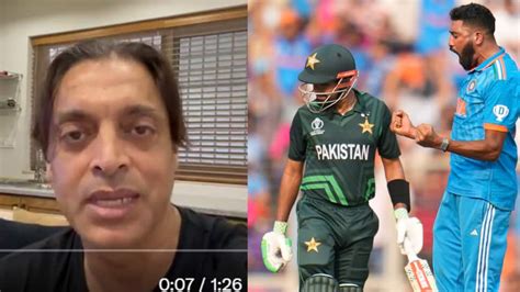 Well Done India Shoaib Akhtar Slams Babar Azams Pakistan After