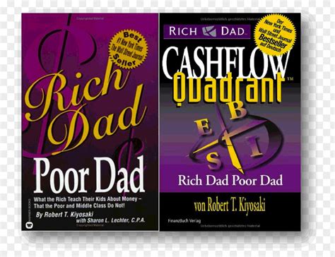 Rich Dad Poor Dad S Cashflow Quadrant Guide To Financial Freedom Book Logo Brand Png Image