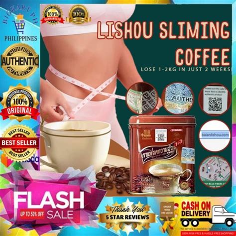 Set Of Can Pcs Sachets Original Authentic Lishou Slimming Coffee