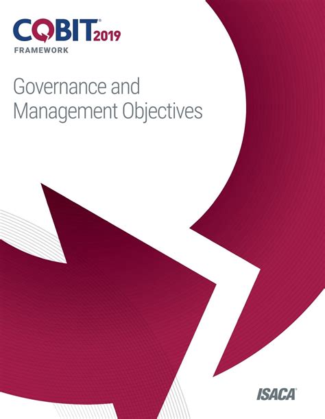 Cobit 2019 Framework Governance And Management Objectives By Isaca Z