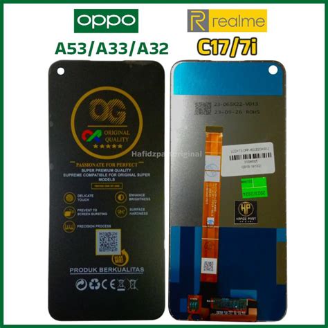 Jual Lcd Touchscreen Oppo A53 A33 2020 Realme C17 7i Fullset Shopee Indonesia