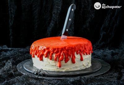 Tarta Red Velvet Sangrienta Para Halloween De Rechupete