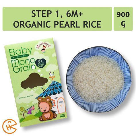 Mommyj Baby Step Organically Grown Pearl White Rice G Shopee