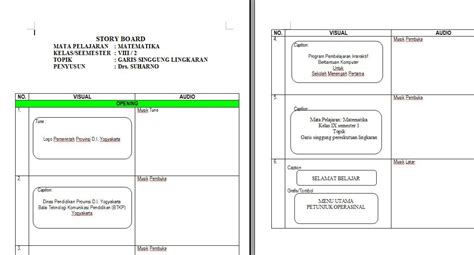 Detail Contoh Storyboard Media Pembelajaran Koleksi Nomer 47