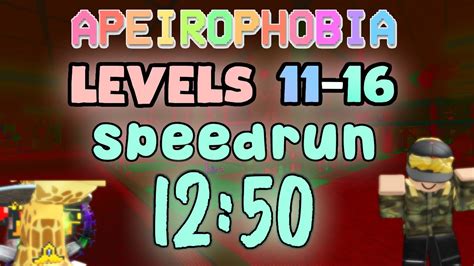 Wr Apeirophobia Modern Speedrun Levels Duo Youtube