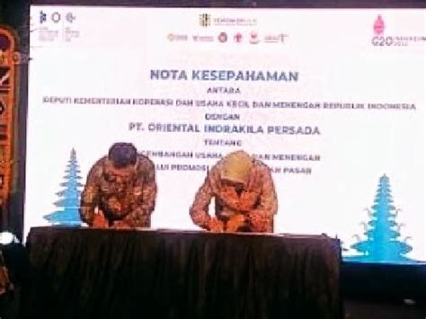 Babak Baru Rencana Mega Proyek Di Bali Timur Pt Oip Dan Kemenkop Ukm