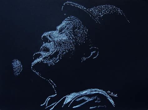 Tom Waits Drawing By David Briot Fine Art America