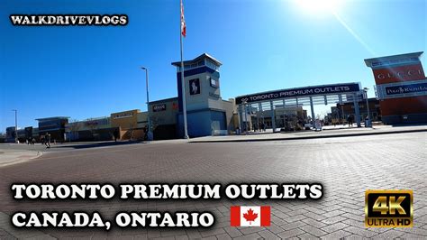 【4k】toronto Premium Outlets Canada Youtube