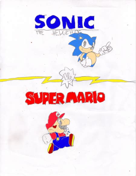 Sonic Vs Mario By Supersonicstar1998 On Deviantart