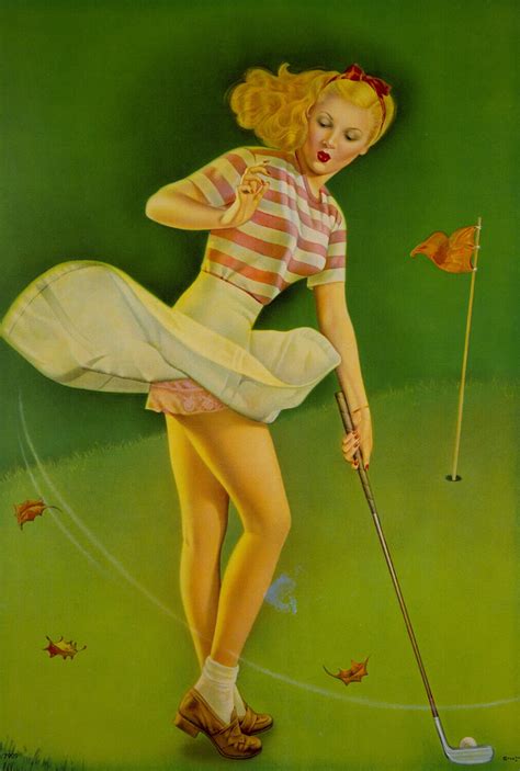 Vintage 1940s Art Deco Pin Up Poster By Art Frahm Blonde Leggy Etsy Uk