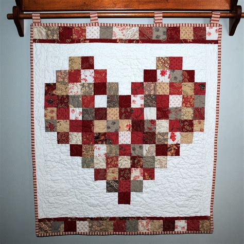 Dsc Heart Quilt Pattern Quilted Wall Hangings