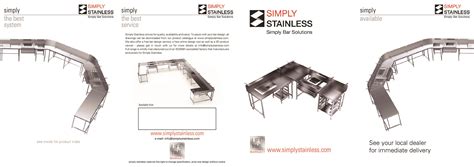 Simply Stainless Sbm Cs Cocktail Station Hiller