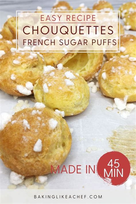 Chouquettes French Pastry Sugar Puffs