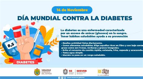 Día Mundial Contra la Diabetes 14 de noviembre SaludVeracruz