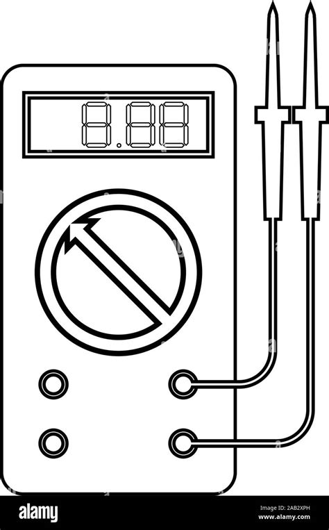 Digital Multimeter For Measuring Electrical Indicators AC DC Voltage