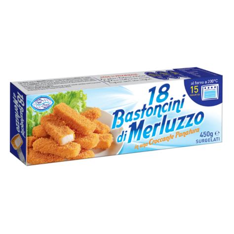 Bastoncini Di Merluzzo 15 Pezzi 450g Oggi Pesce DAmbros Ipermercato