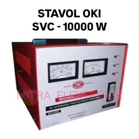 Jual Stabilizer Listrik Stavol Oki Watt Oki Stavol Avr Svc