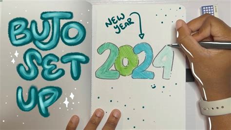 New Year And January Plan With Me 2024 Bullet Journal Set Up YouTube