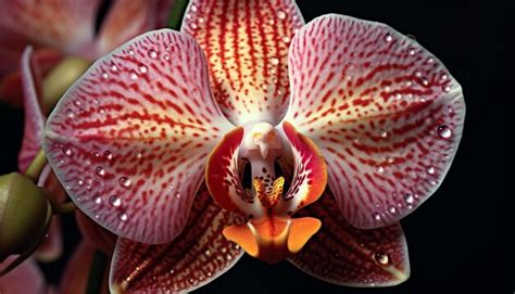 Premium Photo Exotic Moth Orchid Blossom Showcases Elegance And