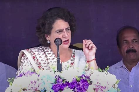 Wayanad Bypoll Priyanka Gandhi Accuses Bharatiya Janata Party Of