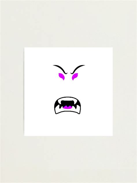 "Roblox Poisonous Beast Mode Face" Photographic Print by hutamaAdi98 ...