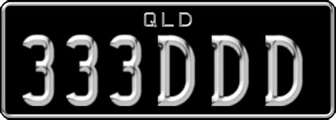 Popular Theme Personalised Plates Queensland