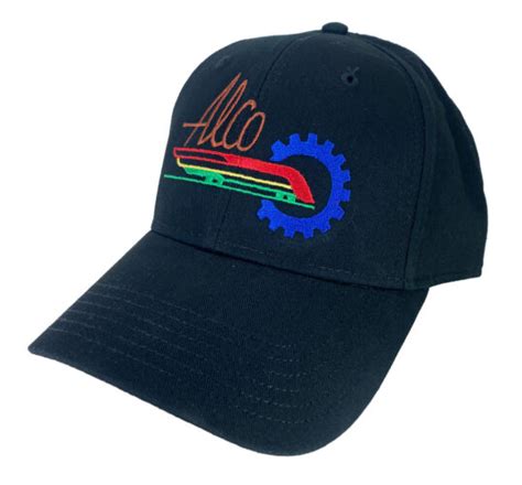 Alco American Locomotive Railroad Embroidered Cap 40 6201v