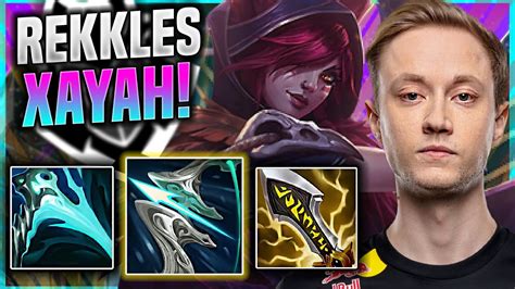 REKKLES IS INSANE WITH XAYAH G2 Rekkles Plays Xayah ADC Vs Kai Sa