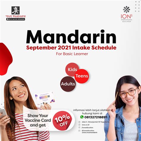 Open Intake Mandarin for... - IONS International Education