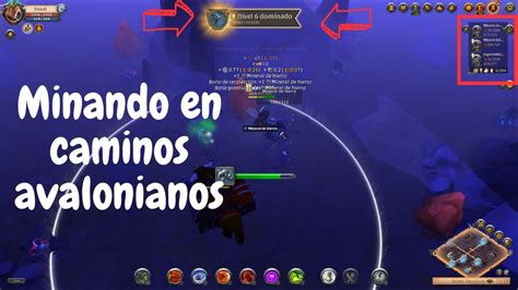 Albion Online Subiendo Minería en caminos avalonianos YouTube