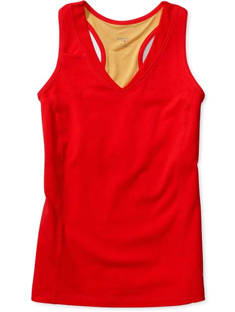 Danskin Now Womens Dri More Core Shelf Bra Racerback Tank