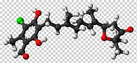 Molécula Espacial Modelo De Relleno Molmol Molecular Estructura Química Furfural Gráficos 3d