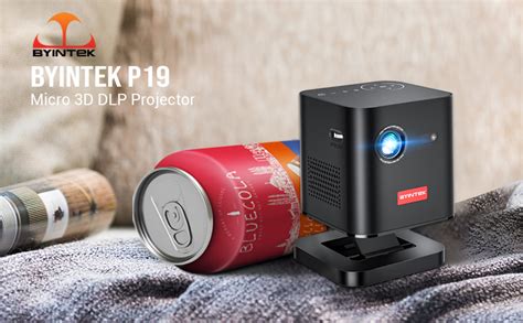 Byintek P Upgraded Smart Mini Projector With Adjustable Base