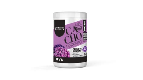 Creme Pentear Gota Dourada Cachos Uva 1kg DCA Distribuidora