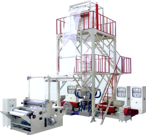 Three Layers Co Extrusion Film Blowing Machine HDPE LDPE PE Blown Film