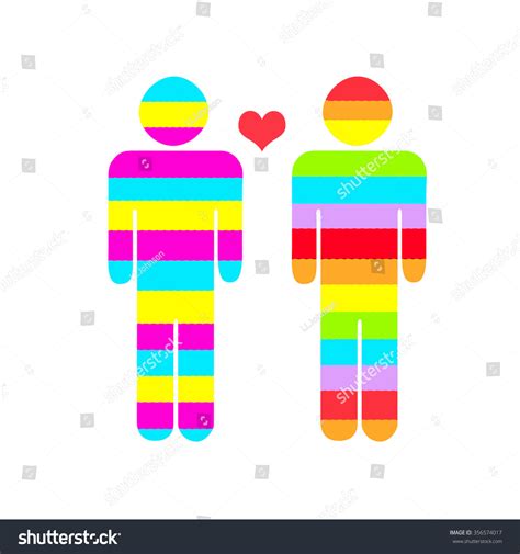 Pansexual Gay Couple Stock Illustration 356574017 Shutterstock