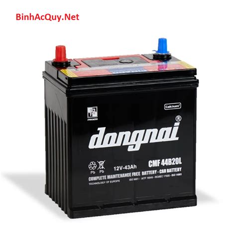 Bình điện ắc quy Đồng Nai CMF 44B20L 12V 43Ah Ắc quy ô tô Đồng N