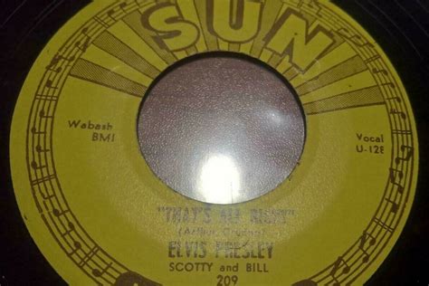 Popsike ELVIS PRESLEY SUN 209 THAT S ALL RIGHT ORIGINAL MINT M