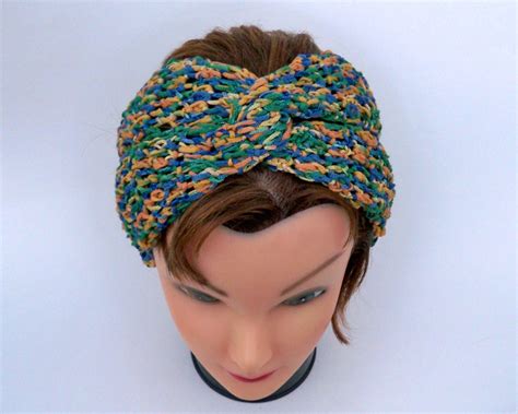 Twisted Knot Headband Crochet Head Wrap Turban Workout