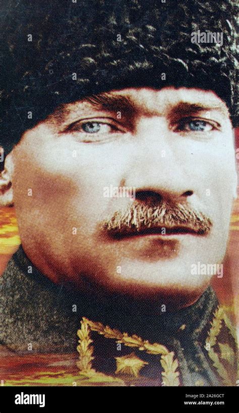 Mustafa Kemal Ataturk Portrait Hi Res Stock Photography And Images Alamy