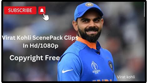 Virat Kohli Scenepack Virat Kohli Hd Clips For Editing Copyright Free