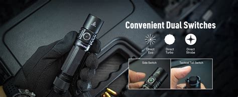 Sofirn SP35T Torch 3800 Lumens Super Bright Tactical LED Flashlight