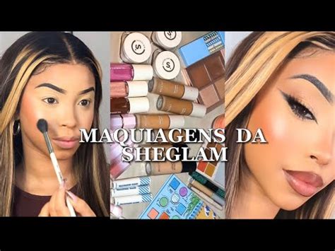 Testando Maquiagens Da Shein Sheglam Youtube