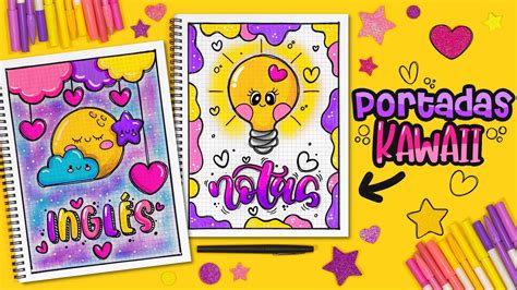 Como Hacer Portadas Bonitas Para Tus Materias Portadasbonitas Kawaii