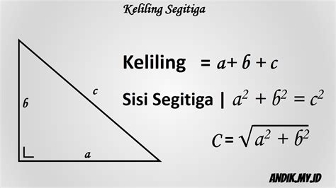 Cara Menghitung Sudut Segitiga Siku Siku Ilmu