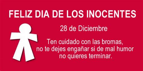 Frases Para El Dia De Los Inocentes 28 De Diciembre HoyPoemasdeAmor