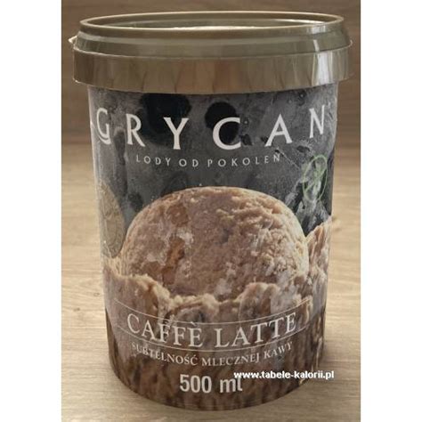 Ile Kcal Ma Lody Caffe Latte Grycan Tabele Kalorii